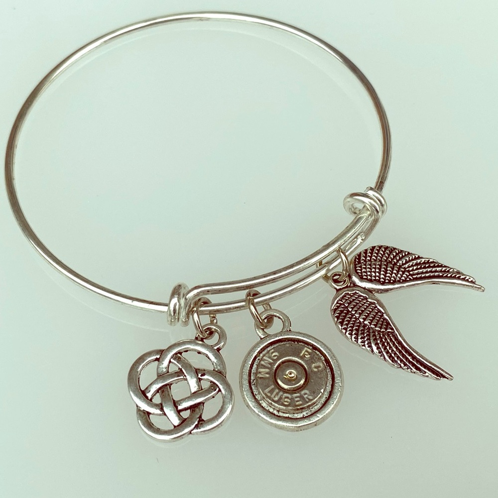 Handmade bullet charm bracelet